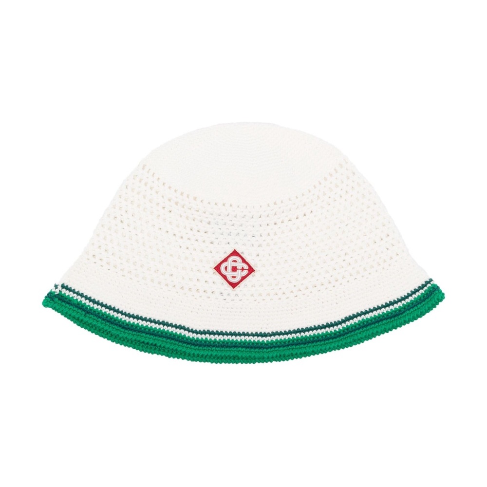 Casablanca embroidered-logo knitted hat